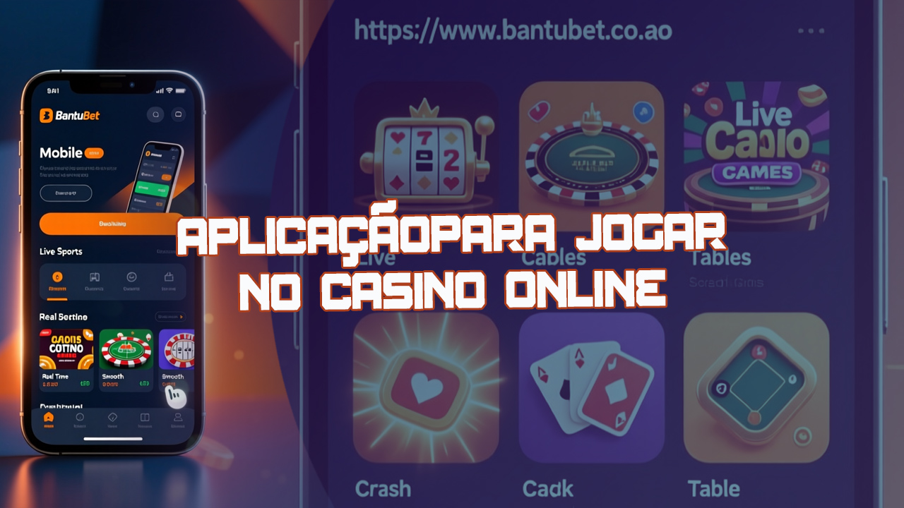Aplicativo móvel BantuBet para jogos de cassino.