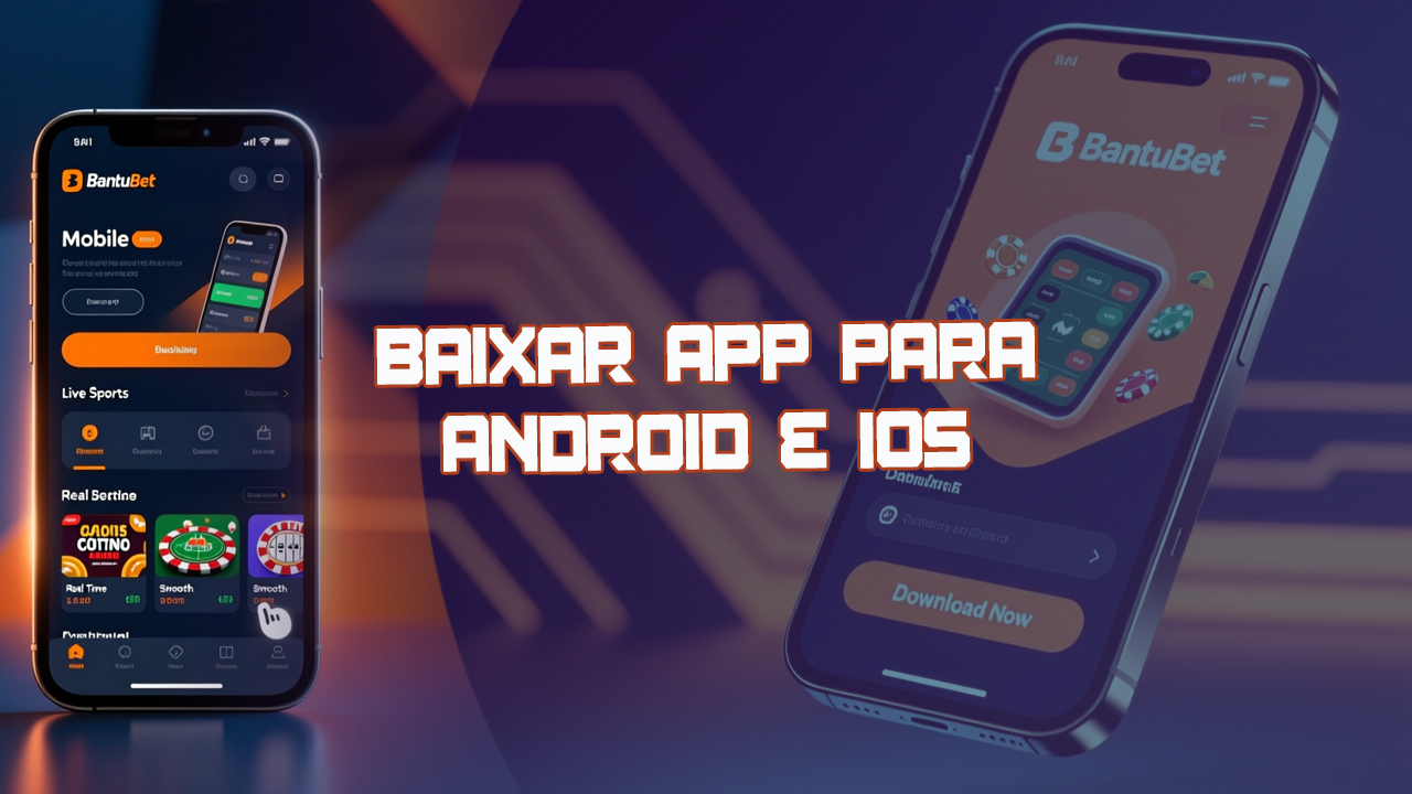 O aplicativo móvel BantuBet funciona em dispositivos iOS e Android.