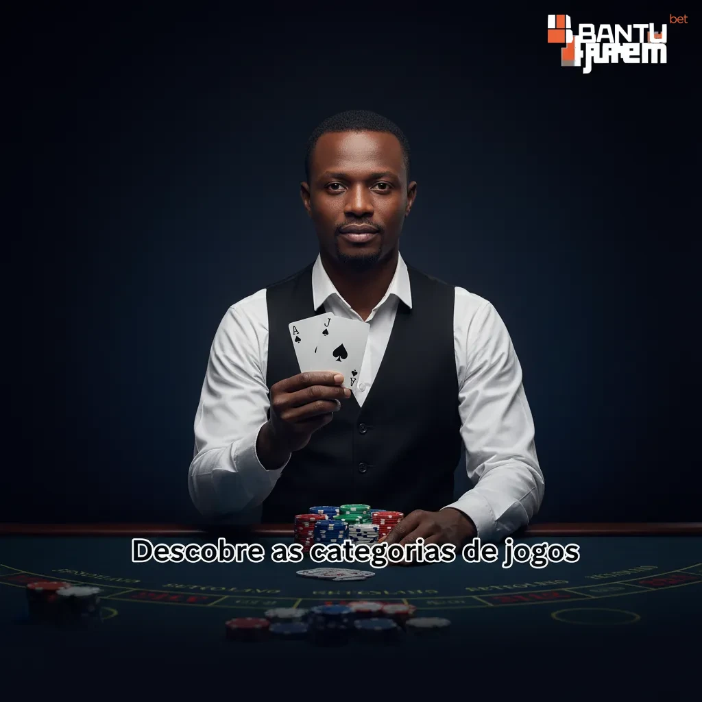 Banner das categorias: slots, crash, roleta, blackjack, jogos de mesa e vídeo póquer da Bantubet.