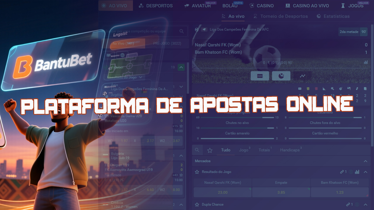 O site da BantuBet é uma plataforma completa para apostas esportivas e jogos de cassino.