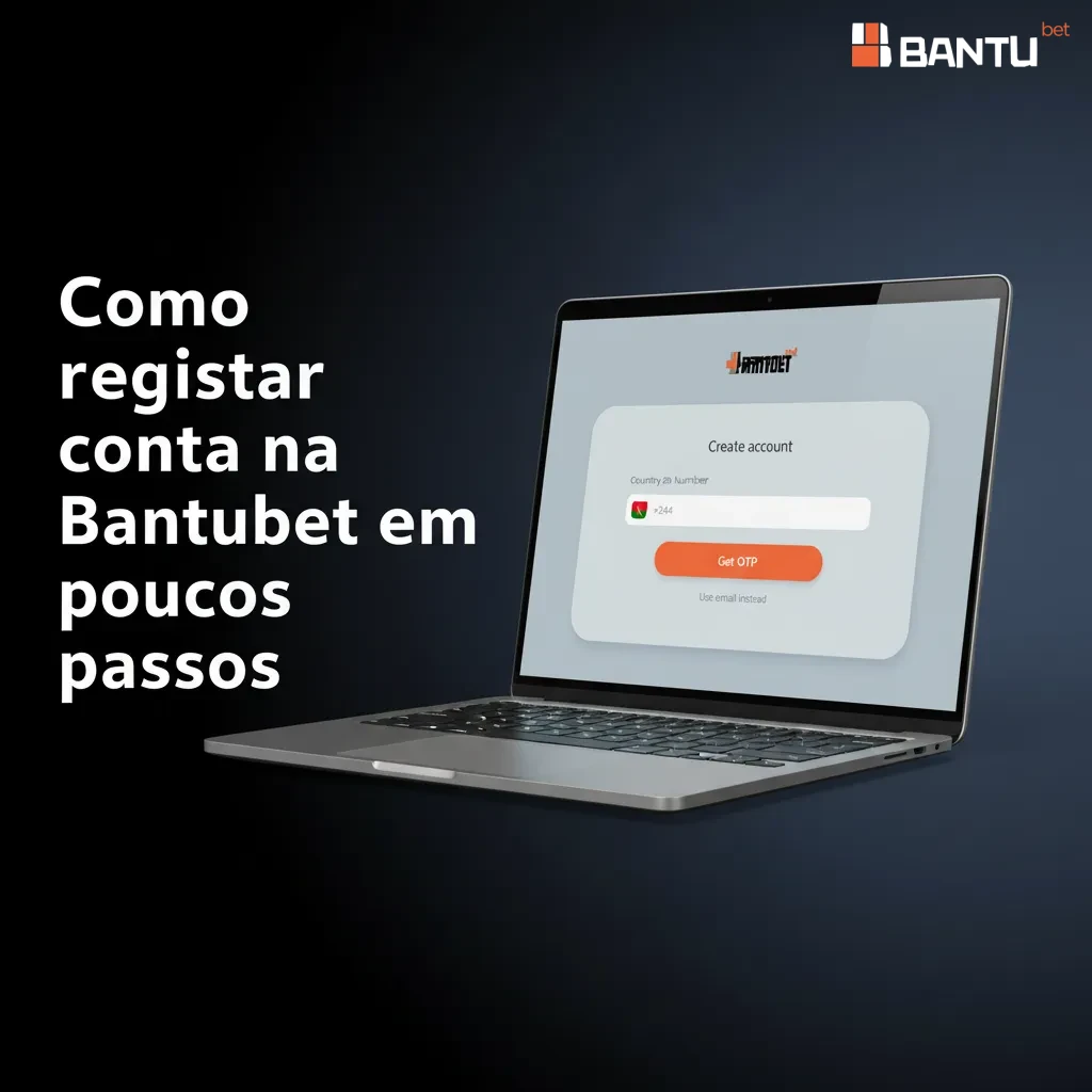 Guia passo a passo para registar conta na Bantubet no telemóvel: registo, dados, confirmação, perfil e primeiro depósito.