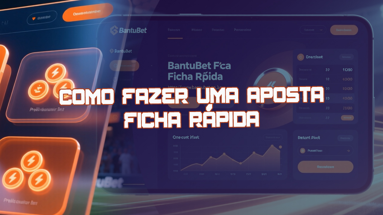 Instruções passo a passo sobre como usar as Fichas Rápidas no site da BantuBet.
