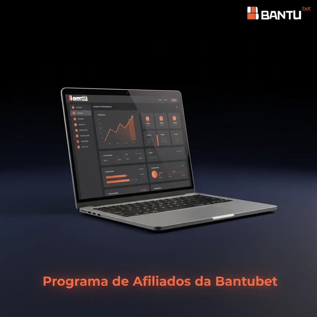 Banner do Programa de Afiliados da Bantubet em Angola: comissões competitivas, relatórios em tempo real, tracking e suporte.